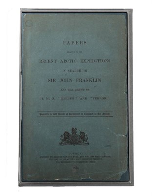 Lot 85 - Arctic Blue Books Papers Relative to the Recent Arctic Expeditions in Search of Sir John...