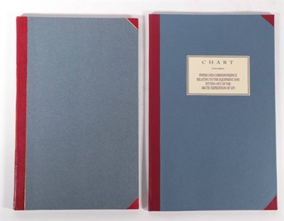 Lot 87 - Arctic Blue Books [Nares (George)], Papers and Correspondence relating to the Equipment and Fitting