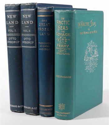 Lot 99 - Sverdrup (Otto) New Land, Four Years in the Arctic Regions, Longmans, Green, 1904, two volumes,...
