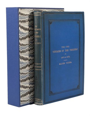 Lot 100 - Young (Allen, Sir) The Two Voyages of the 'Pandora' in 1875 and 1876, Edward Stanford, 1879,...