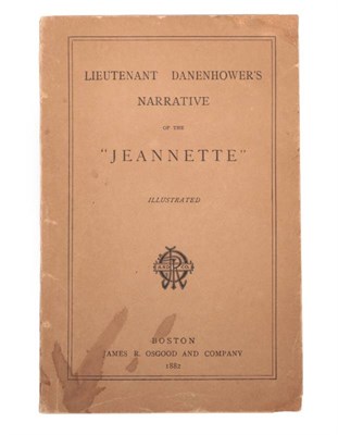 Lot 103 - Danenhower [John W.] Lieutenant Danenhower's Narrative of the Jeannette, Boston; Osgood, 1882,...