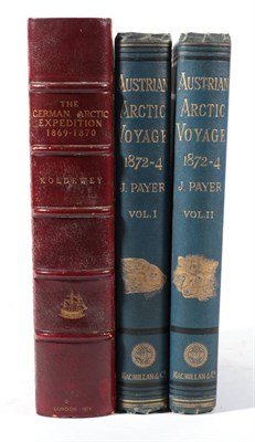 Lot 111 - Koldewey (Captain) The German Arctic Expedition of 1869-70, and Narrative of the Wreck of the...
