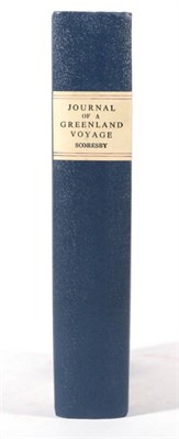 Lot 120 - Scoresby (William) Junior. Journal of a Voyage to the Northern Whale-Fishery; including...