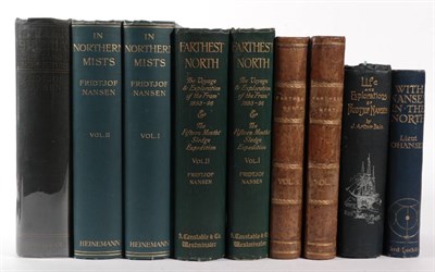 Lot 132 - Nansen (Fridtjof) In Northern Mists, Arctic Exploration in Early Times, Heinemann, 1911, two...