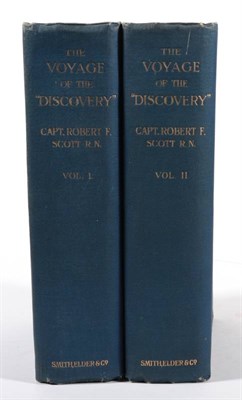 Lot 153 - Scott (Robert F., Capt.) The Voyage of the 'Discovery', Smith Elder, 1905, first edition, two...