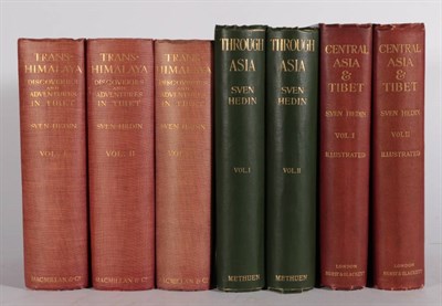 Lot 232 - Hedin (Sven) Through Asia, Methuen, 1898, first British edition, two volumes, frontis, colour...