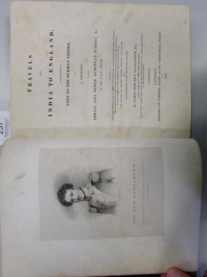 Lot 237 - Alexander (James Edward) Travels from India to England; Comprehending a Visit to the Burman Empire