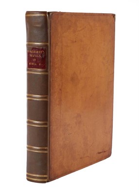 Lot 239 - Burckhardt (John Lewis) Travels in Syria and the Holy Land, John Murray, 1822, first edition,...