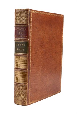 Lot 243 - Salt (Henry) A Voyage to Abyssinia, and Travels into the Interior of that Country, executed...