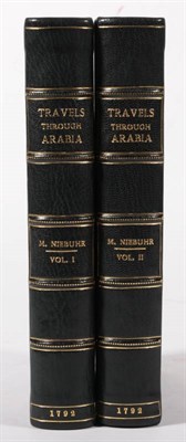 Lot 245 - Niebuhr (M.)  Travels through Arabia, and other Countries in the East ... translated into...