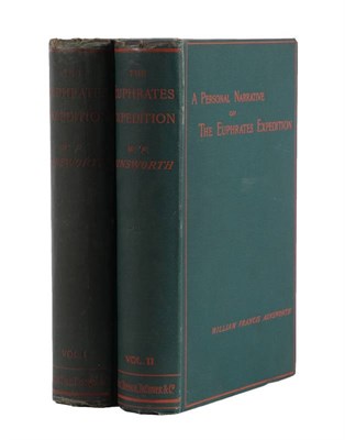 Lot 251 - Ainsworth (William Francis) A Personal Narrative of the Euphrates Expedition, Kegan Paul ..,...