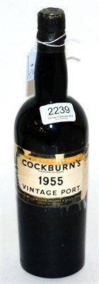 Lot 2239 - Cockburns Vintage Port 1955 1 bottle