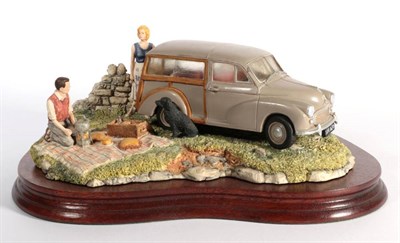 Lot 36 - Border Fine Arts 'A Day in the Country' (Morris 100 Traveller), model No. JH93 by David Walton,...