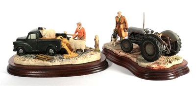Lot 39 - Border Fine Arts 'An Early Start' (Massey Ferguson Tractor), model No. JH91 by Ray Ayres, on...