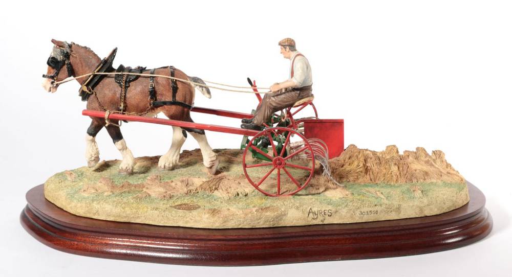 Lot 88 - Border Fine Arts 'Rowing Up' (Gold Edition), model No. B0598A by Ray Ayres, limited edition...