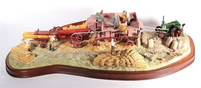 Lot 105 - Border Fine Arts 'The Threshing Mill', model No. B0361 by Ray Ayres, Millennium limited edition...