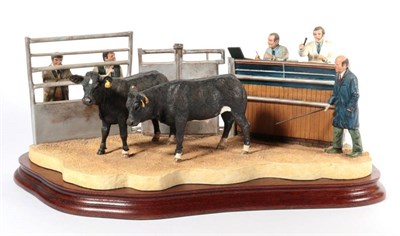 Lot 108 - Border Fine Arts 'Under the Hammer' (Limousin Cross), model No. B0666A by Kirsty Armstrong, limited