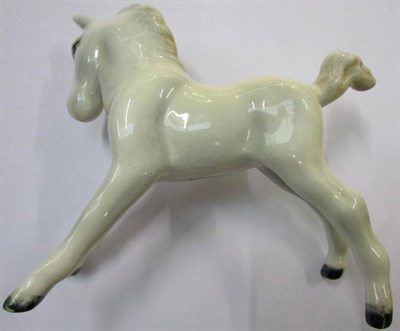 Lot 136 - Beswick Foal (Small, Stretched, Facing Left), model No. 997, chestnut gloss and Foal (Small,...