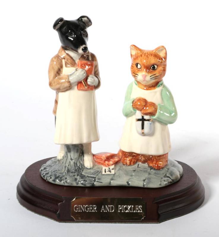 Lot 171 - Beswick Beatrix Potter Tableau 'Ginger and Pickles', model No. 3790, limited edition 1609/2750,...