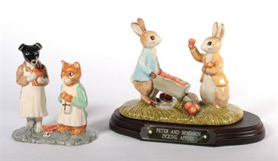 Lot 172 - Beswick Beatrix Potter Tableau 'Ginger and Pickles', model No. 3790, limited edition 1781/2750,...