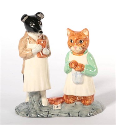 Lot 173 - Beswick Beatrix Potter Tableau 'Ginger and Pickles', model No. 3790, limited edition 872/2750