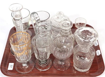 Lot 321 - A quantity of 18th and 19th century glassware