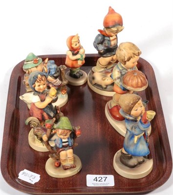 Lot 427 - Seven Goebel figures