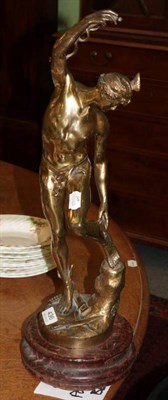 Lot 436 - Raymond Sudre (1870-1962): ''Depart de Mercure'', bronze, bearing French foundry mark