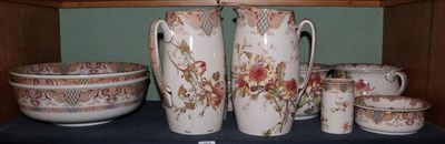 Lot 451 - A large Royal Doulton toilet and washing set