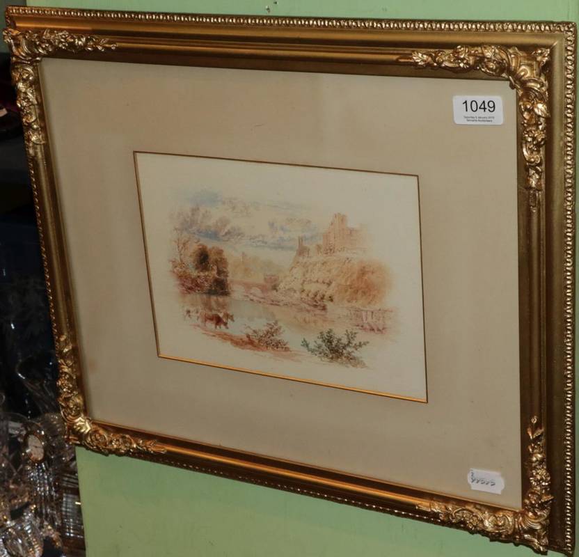 Lot 1049 - W Chapman (19th century) View of Richmond, signed and inscribed watercolour