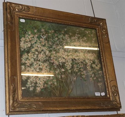 Lot 1101 - ~ Impressionist School (late 19th century) Still life of flowers, unsigned, oil on board, 40cm...