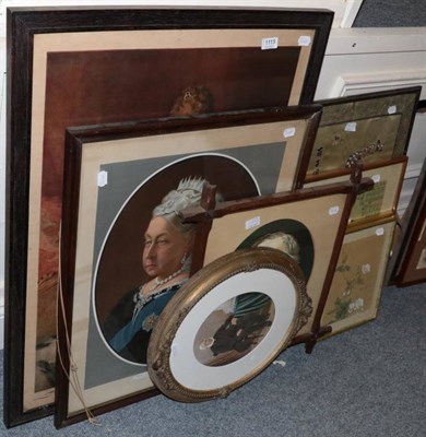 Lot 1115 - ~ Various Victorian portrait prints including Royal subjects; together with various Oriental...