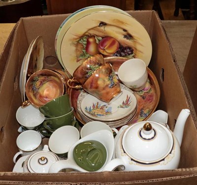 Lot 1162 - Two coffee sets, Aynsley plates etc