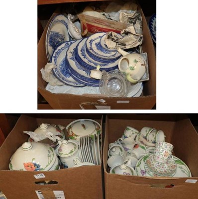 Lot 1174 - ~ A quantity of Royal Doulton 'Norfolk' pattern dinnerwares; with others including Minton...