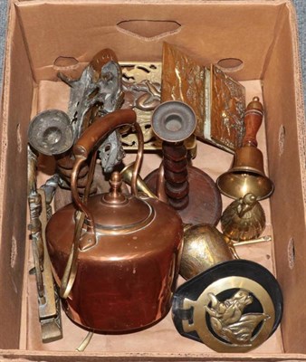 Lot 1195 - Copper and brassware etc