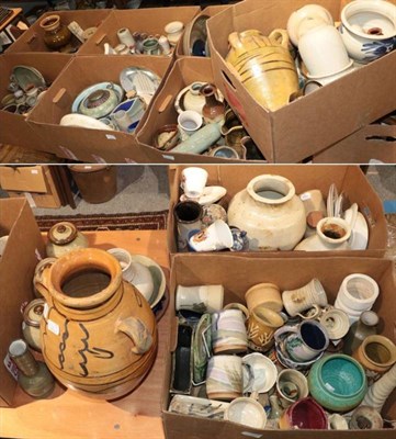 Lot 1229 - ~ An extensive collection of studio pottery