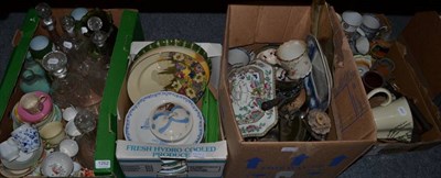 Lot 1252 - ~ Assorted 19th and 20th century porcelain cabinet cups and saucer; together with an 18th...