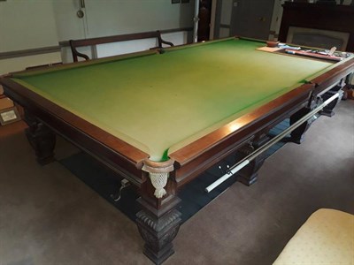 Lot 1307 - ~ TO BE SOLD IN SITU. Viewing strictly by appointment only. A Burroughes and Watts full size...