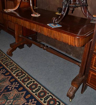 Lot 1442 - Victorian mahogany library table, 121cm wide