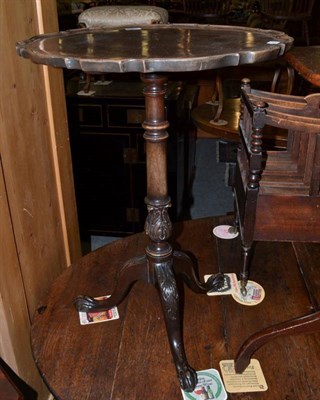 Lot 1524 - George III style flip-tip tripod table, 72cm high