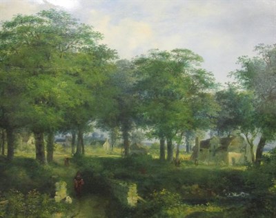 Lot 27 - William Henry Crome (1806-1873) ''Near Woodbridge, Suffolk'' (1841) Signed and indistinctly...