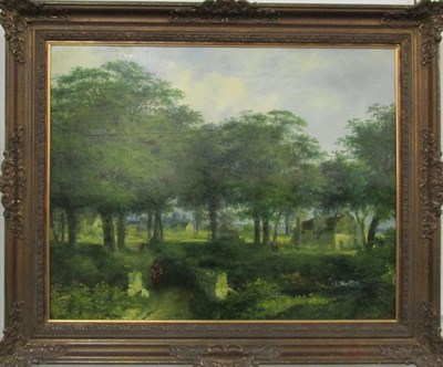 Lot 27 - William Henry Crome (1806-1873) ''Near Woodbridge, Suffolk'' (1841) Signed and indistinctly...