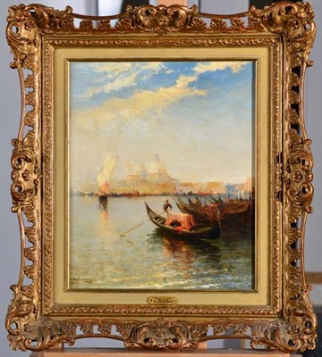 Lot 35 - Arthur Joseph Meadows (1843-1907) Venice Signed and dated 1897, signed and inscribed...