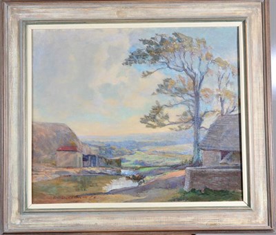 Lot 42 - Frederick W. Jackson (1859-1918) View of Runswick Bay Signed and dated 19(?), oil on canvas,...