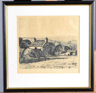 Lot 45 - Frederick (Fred) Cecil Jones RBA (1891-1966) ''A Dark Day in the West Riding of Yorkshire''...