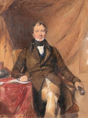 Lot 72 - George Richmond, RA (1809-1869) Portrait of James Minchin (1791-1860), Master of the Supreme...