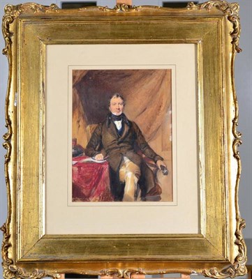 Lot 72 - George Richmond, RA (1809-1869) Portrait of James Minchin (1791-1860), Master of the Supreme...