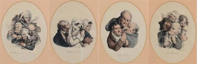Lot 78 - Louis Leopold Boilly (1761-1845) French ''La série des Grimaces et caractères '' Lithograph, each