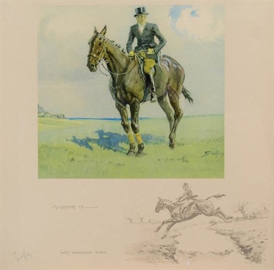 Lot 80 - Charles Johnson Payne ''Snaffles'' (1884-1967) ''Andsome is - wot andsome does'' Signed, printed in