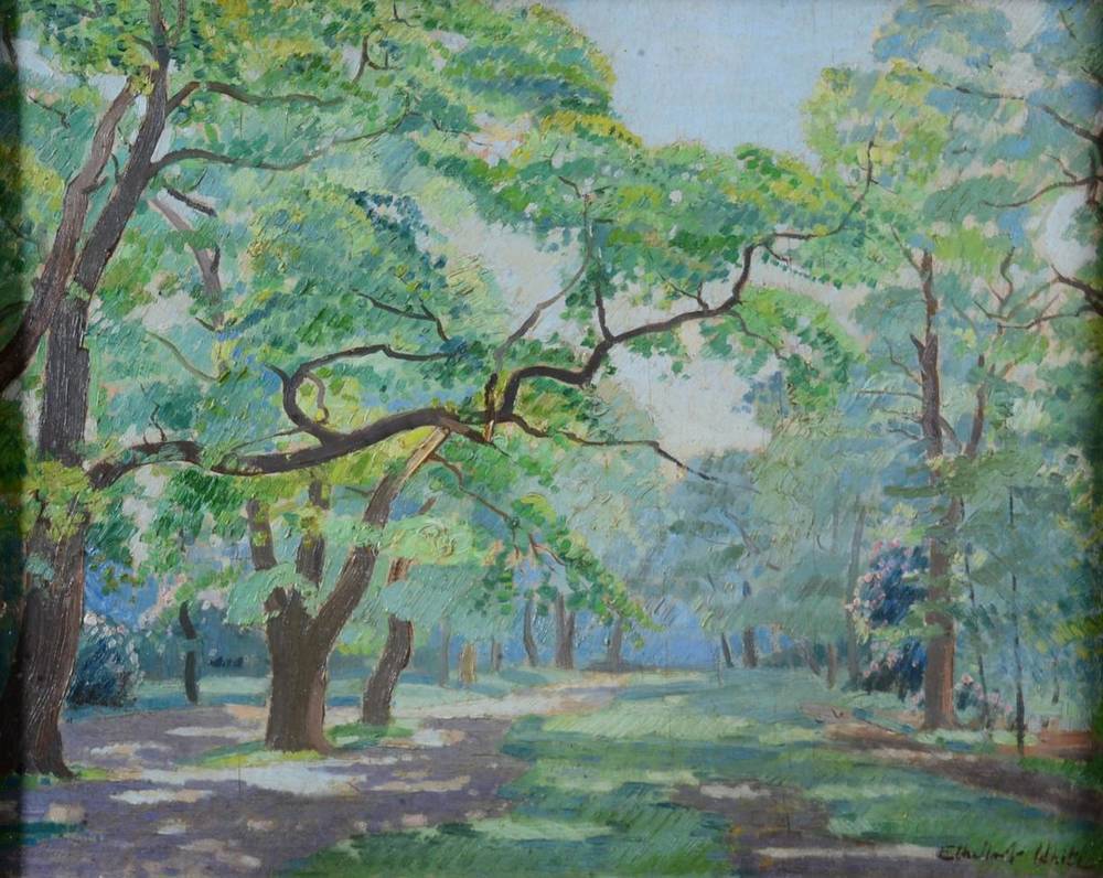 Lot 135 - Ethelbert White (1891-1972) ''Arundel, Sussex, 1934'' Signed, oil on board, 38cm by 48cm...